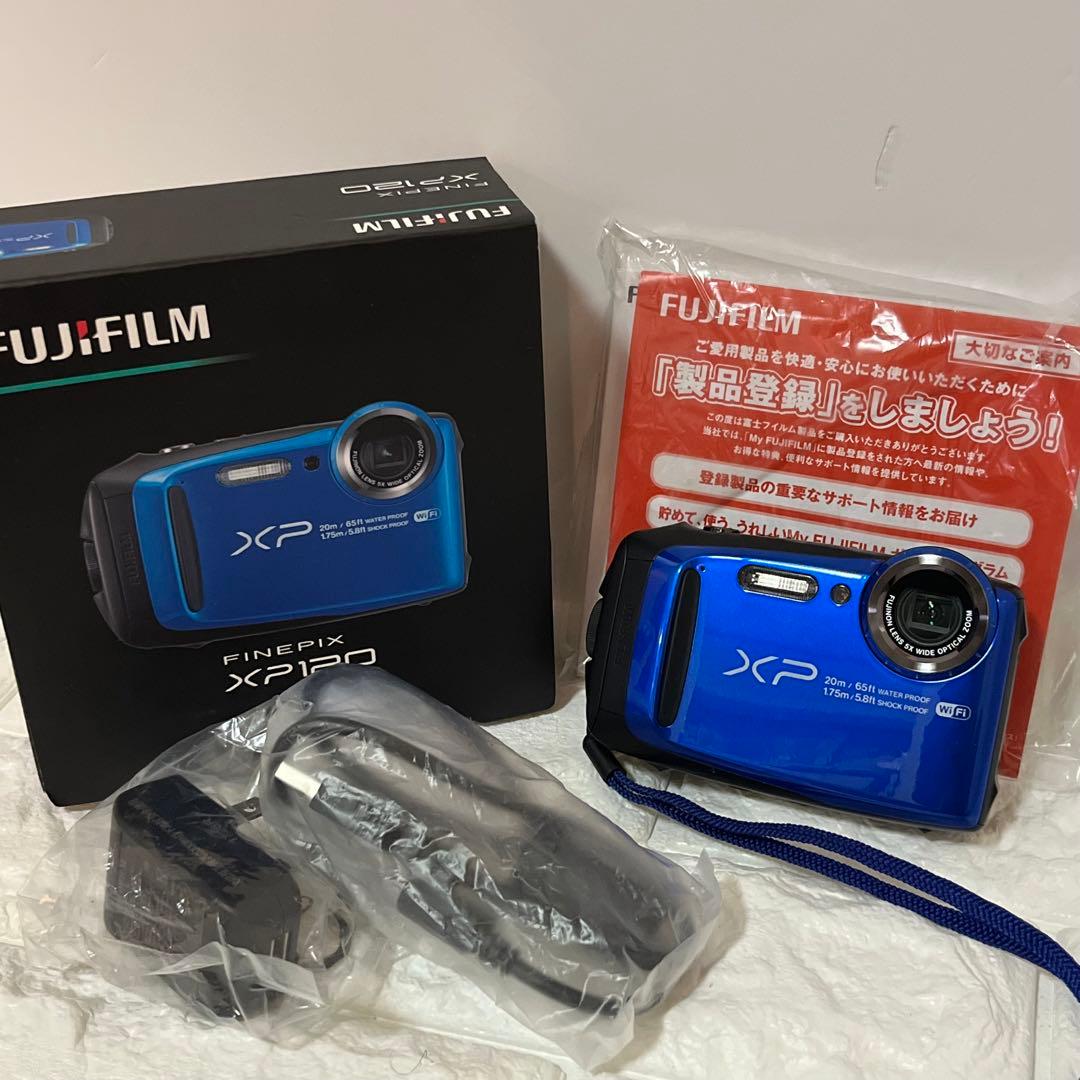 【未使用に近い】FUJIFILM FinePix XP120 防水／防塵対応
