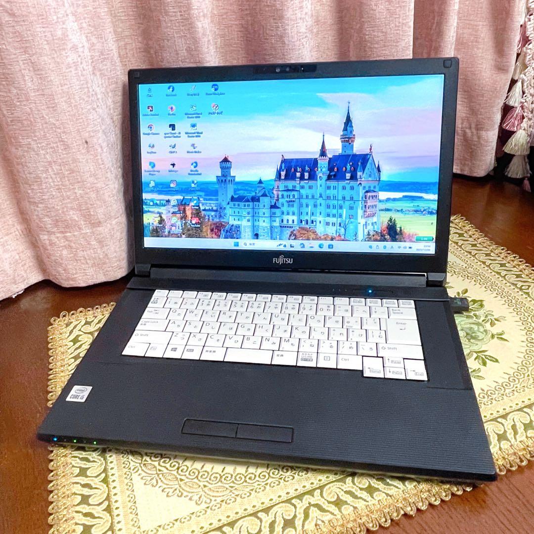 第10世代Corei5⭐︎SSD⭐︎カメラ⭐︎ノートパソコン　マットブラック⭐︎オフィス