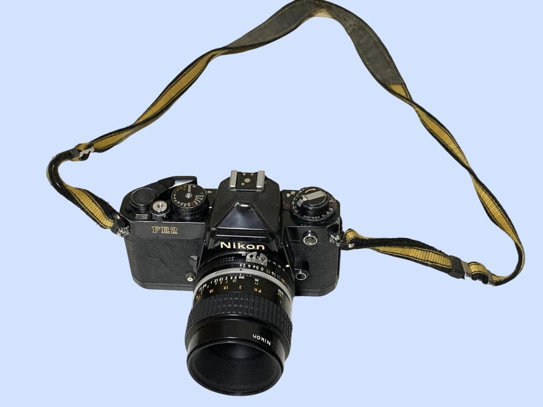 フィルムカメラ M6646 Nikon FE2 Micro-NIKKOR 55mm 1:2.8