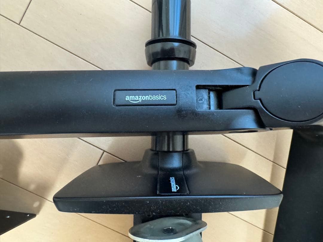 【エルゴトロンOEM】Amazonベーシック モニターアーム シングル ブラック