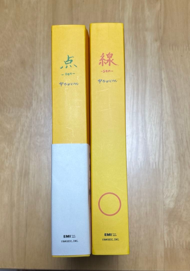 宇多田ヒカル　点 ~ten~と線~sen~(初版本)二冊セット 希少品