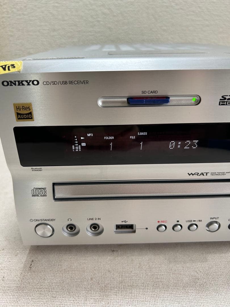 V13 整備ONKYO NFR-9TX ハイレゾ CD/SD/USBレシーバー