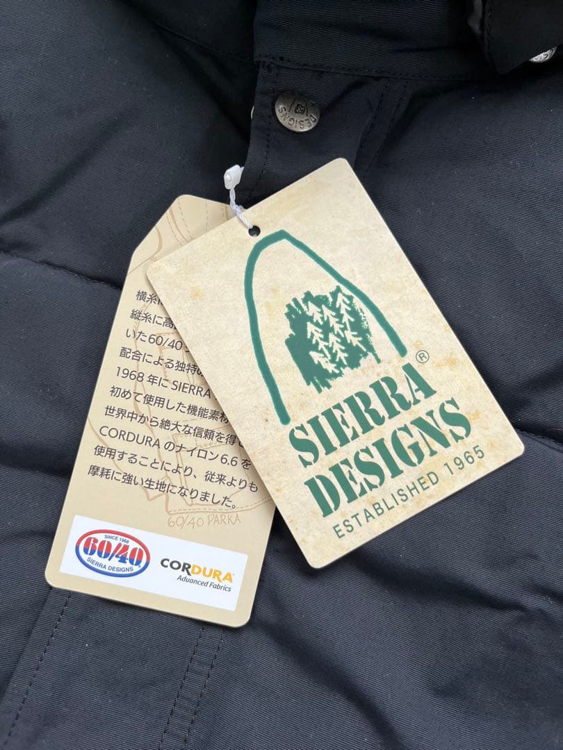 SIEERA DESIGNS ブラック ダウンジャケット シエラデザイン XL