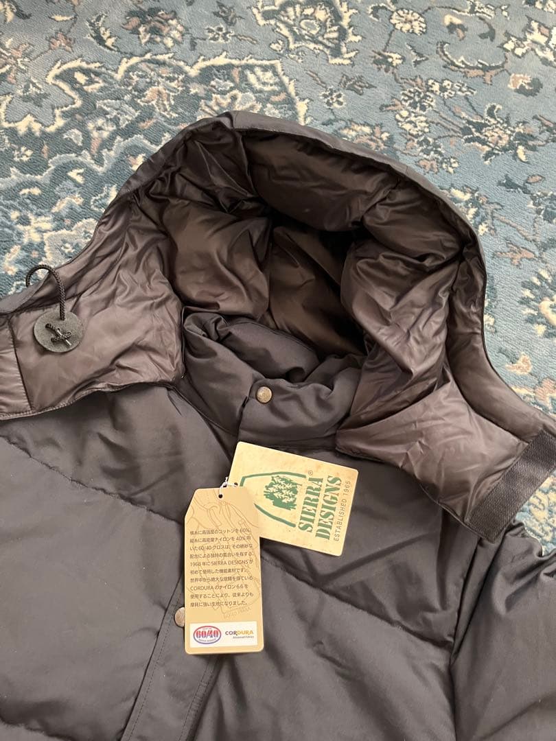 SIEERA DESIGNS ブラック ダウンジャケット シエラデザイン XL