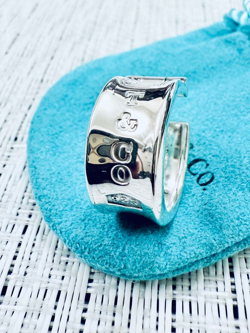 ティファニー　片耳 ナロー ピアス　1837 925 研磨仕上げ済み　美品