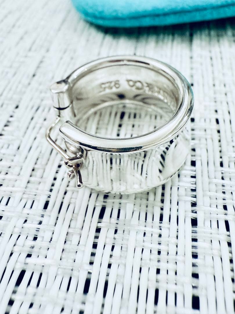 ティファニー　片耳 ナロー ピアス　1837 925 研磨仕上げ済み　美品