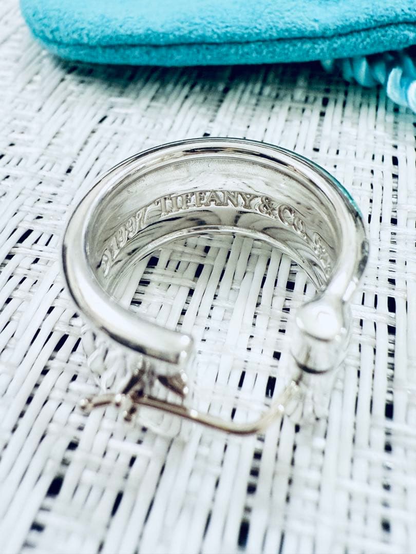 ティファニー　片耳 ナロー ピアス　1837 925 研磨仕上げ済み　美品