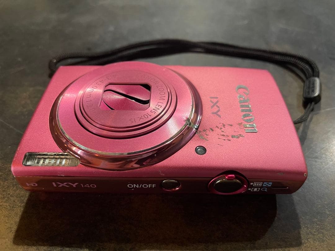 Canon IXY 140 ピンク ジャンク品