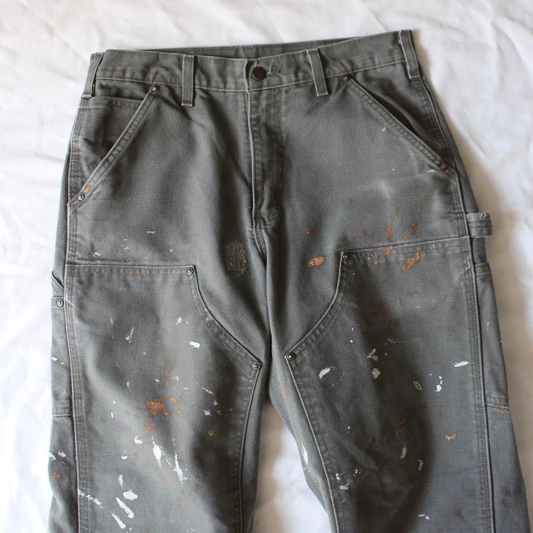 最高雰囲気 Carhartt ダブルニー ペインターパンツ ペンキ飛び MOS