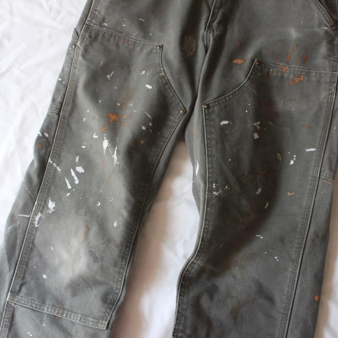 最高雰囲気 Carhartt ダブルニー ペインターパンツ ペンキ飛び MOS