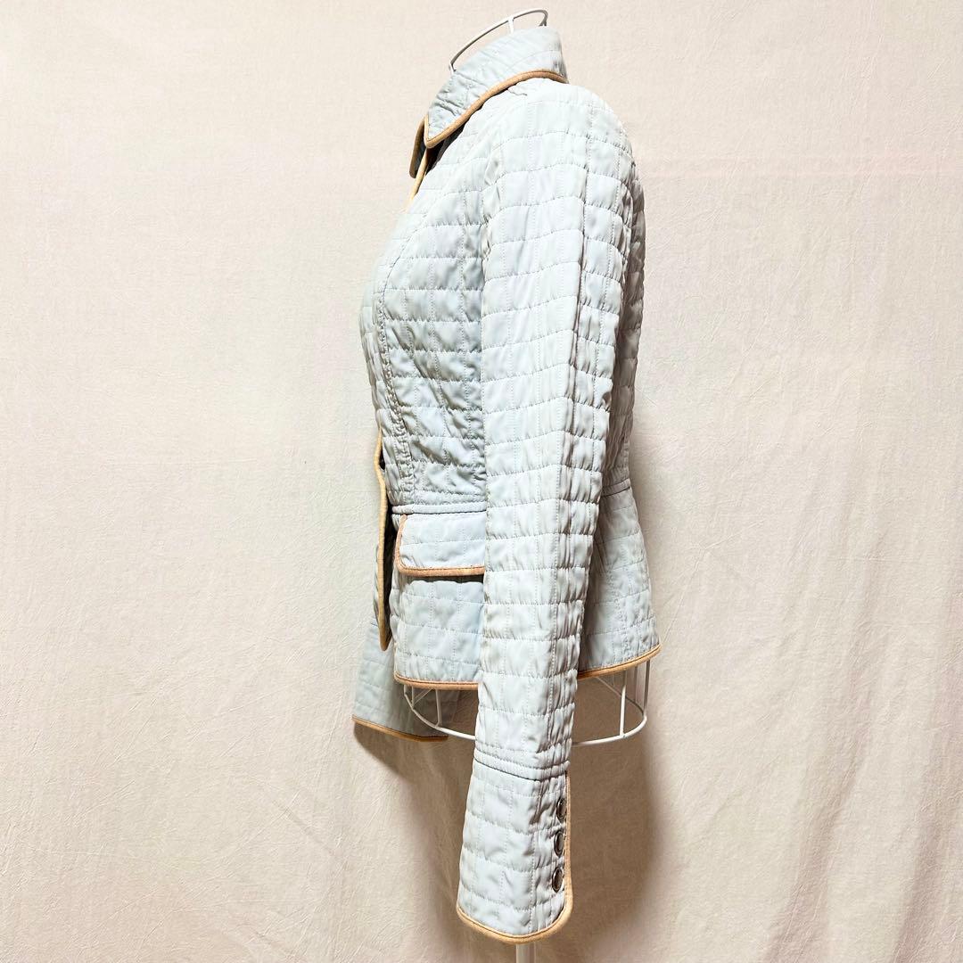 バーバリーロンドン キルティングジャケット ジャンパー コート ジャケット 水色