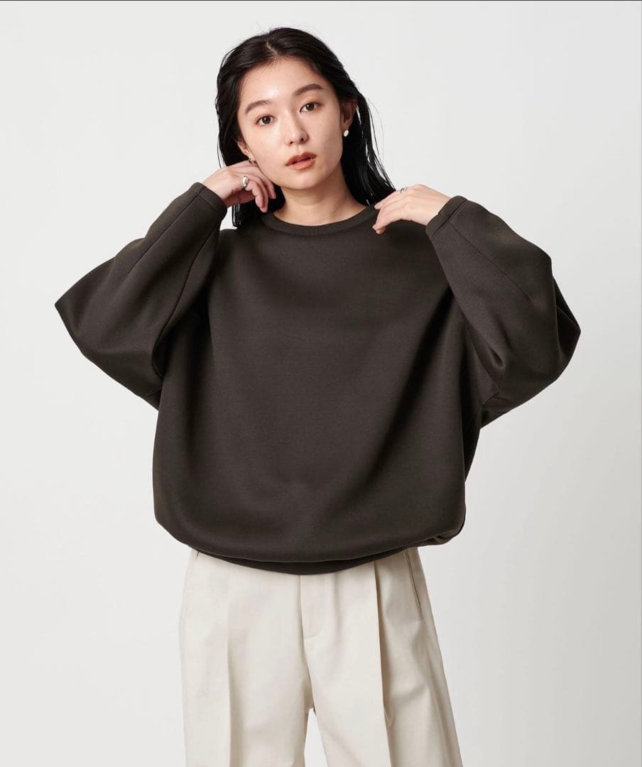 MARW UNITED ARROWS／ダンボール クルーネック プルオーバー