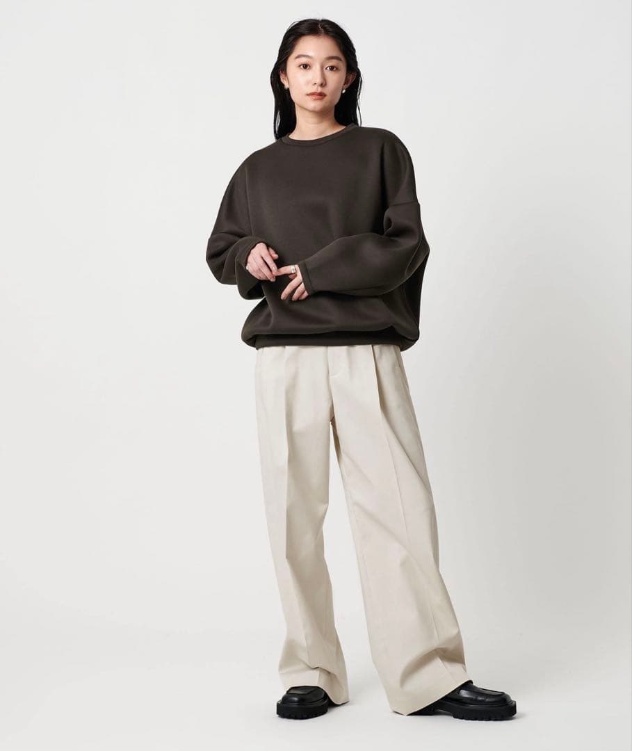 MARW UNITED ARROWS／ダンボール クルーネック プルオーバー