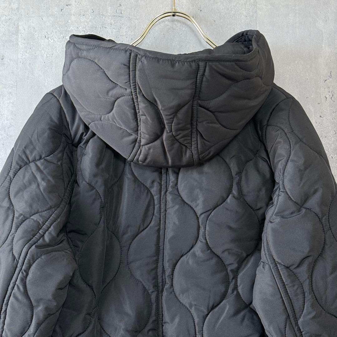 エマテイラー　キルティングフードコート 美シルエット3wayブラック 36 新品