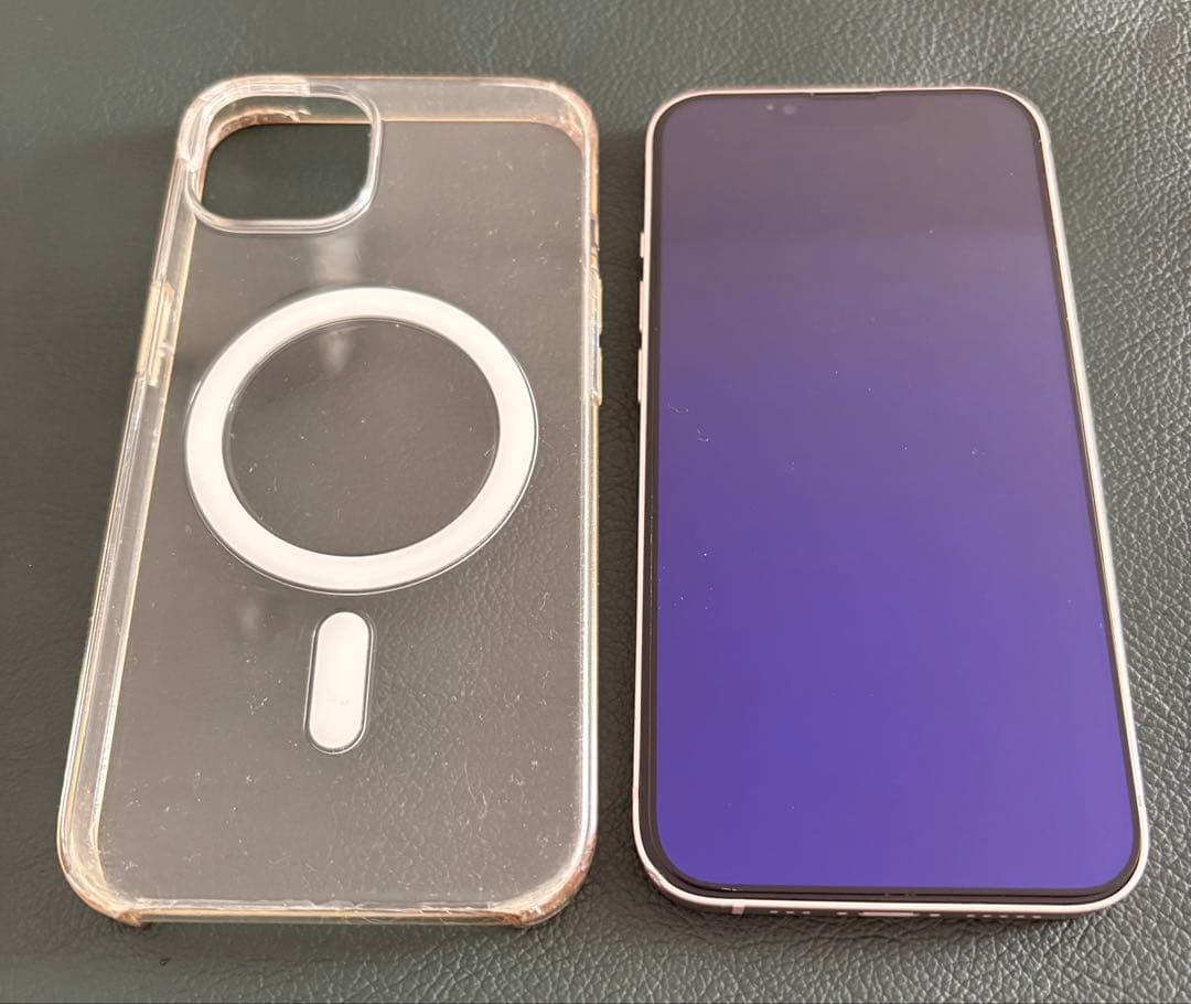 Apple iPhone 13 ホワイト 本体 透明ケース付き