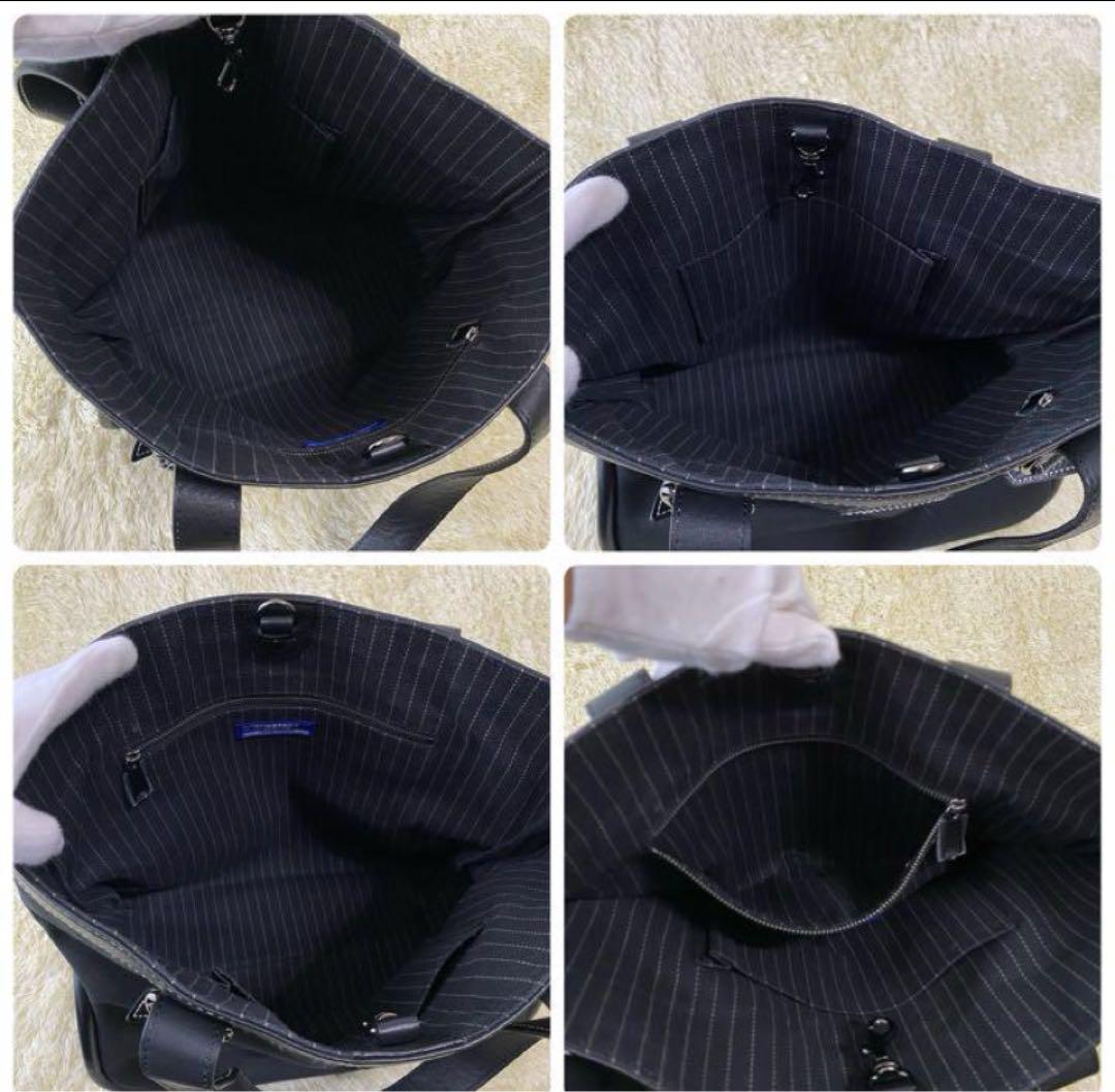 ❣️値下げ❣️BURBERRY ブルーレーベル 黒 トートバッグ 美品✨ ホースロゴ