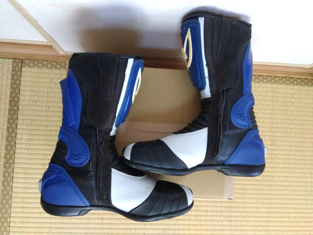 BERIK ベリック レーシングブーツ 青白黒 サイズ42