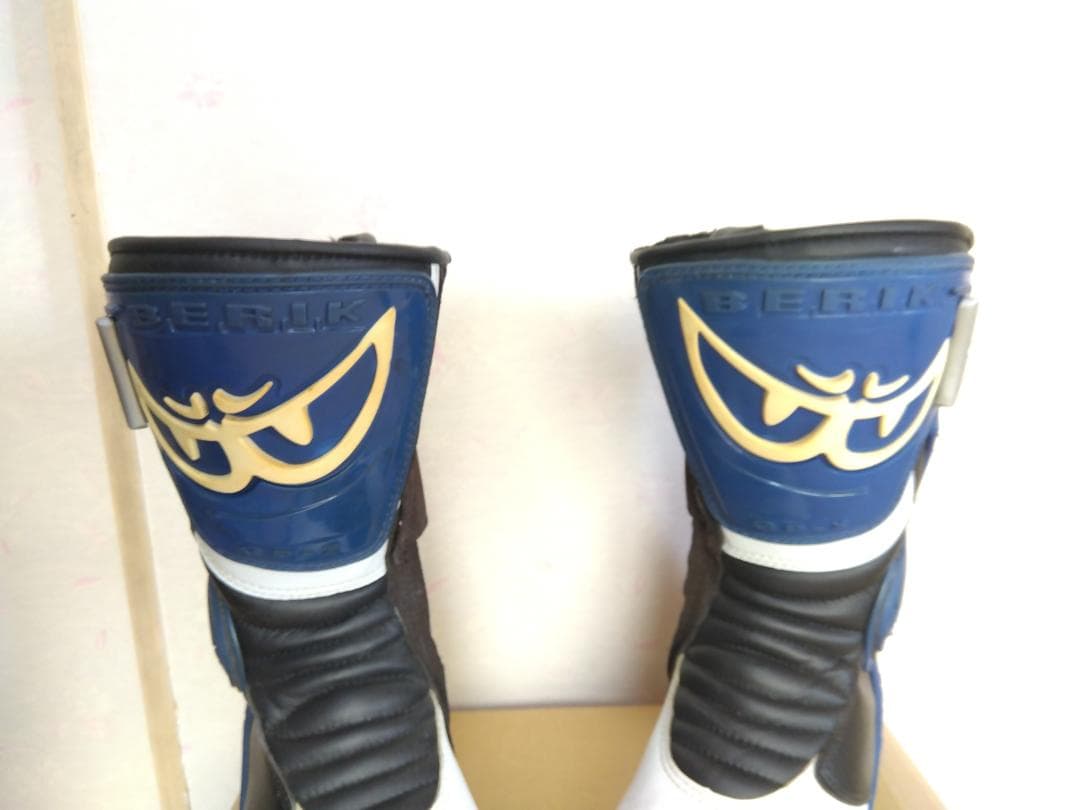 BERIK ベリック レーシングブーツ 青白黒 サイズ42