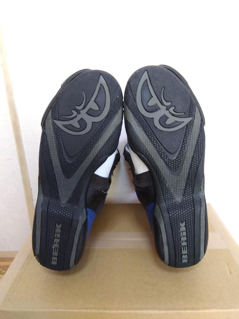 BERIK ベリック レーシングブーツ 青白黒 サイズ42