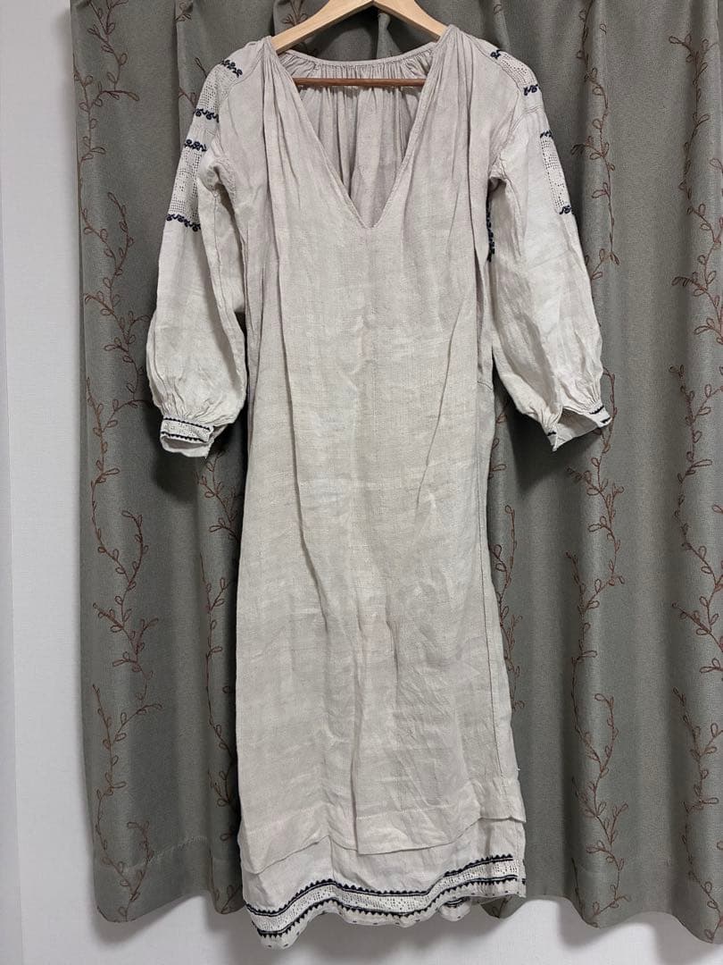 vintage ユーロヴィンテージ　ソロチカ　チロルワンピース　モノクロ