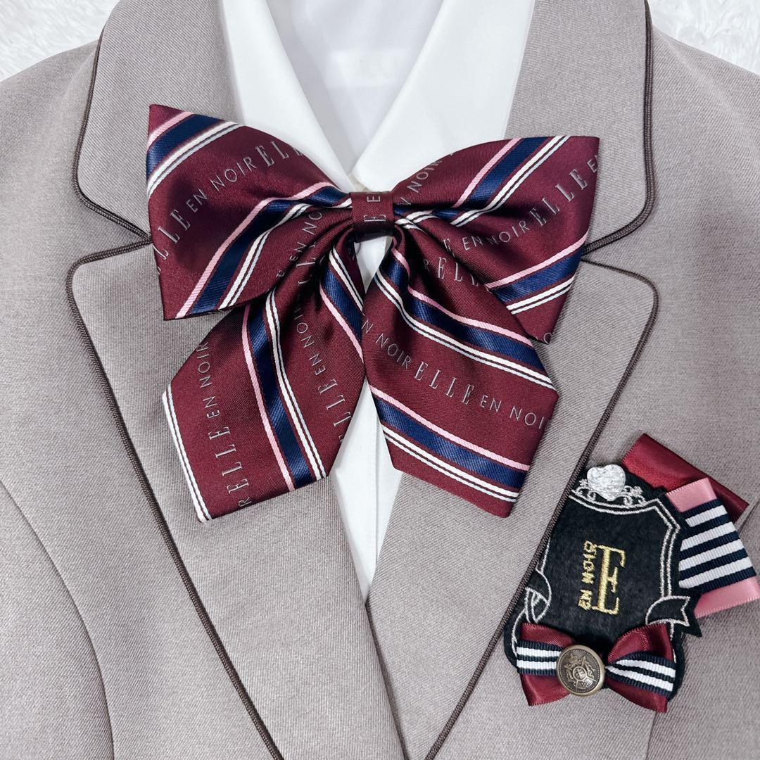 【極美品】ELLE en noir フォーマル 5点 ブラウン ブレザー 165