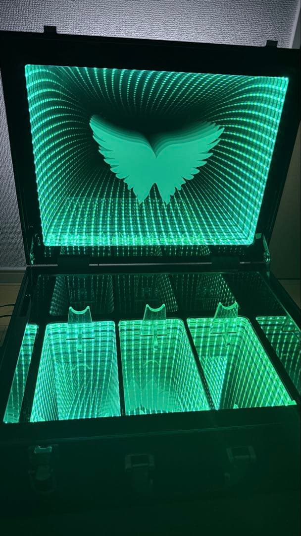 激レア アタッシュケース レア エンジェル シャンパン ライト ディスプレイ