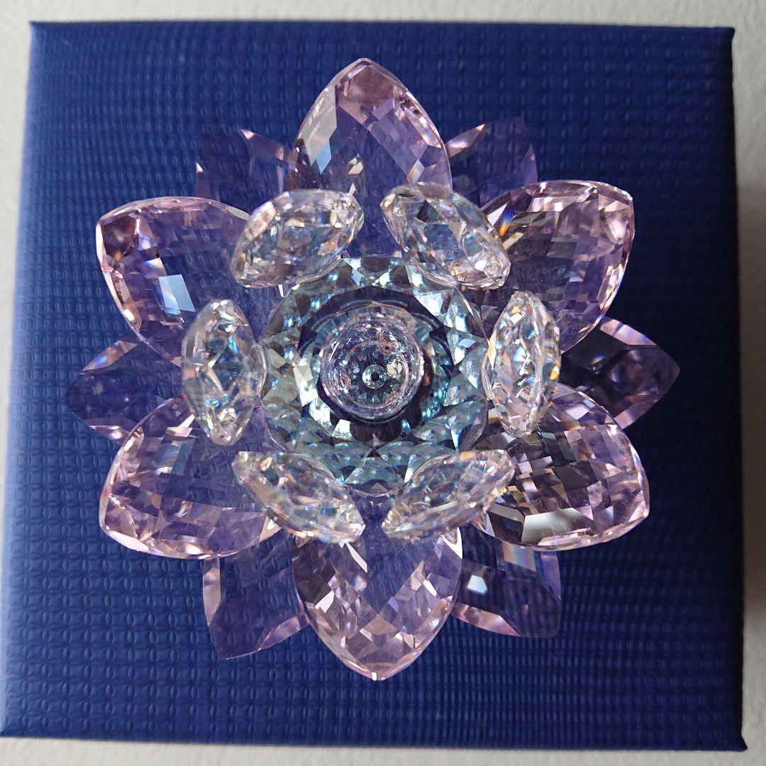 スワロフスキー キャンドルホルダー ピンク