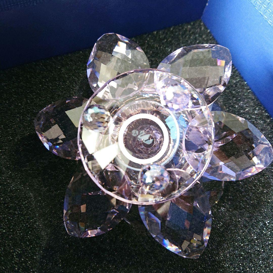 スワロフスキー キャンドルホルダー ピンク