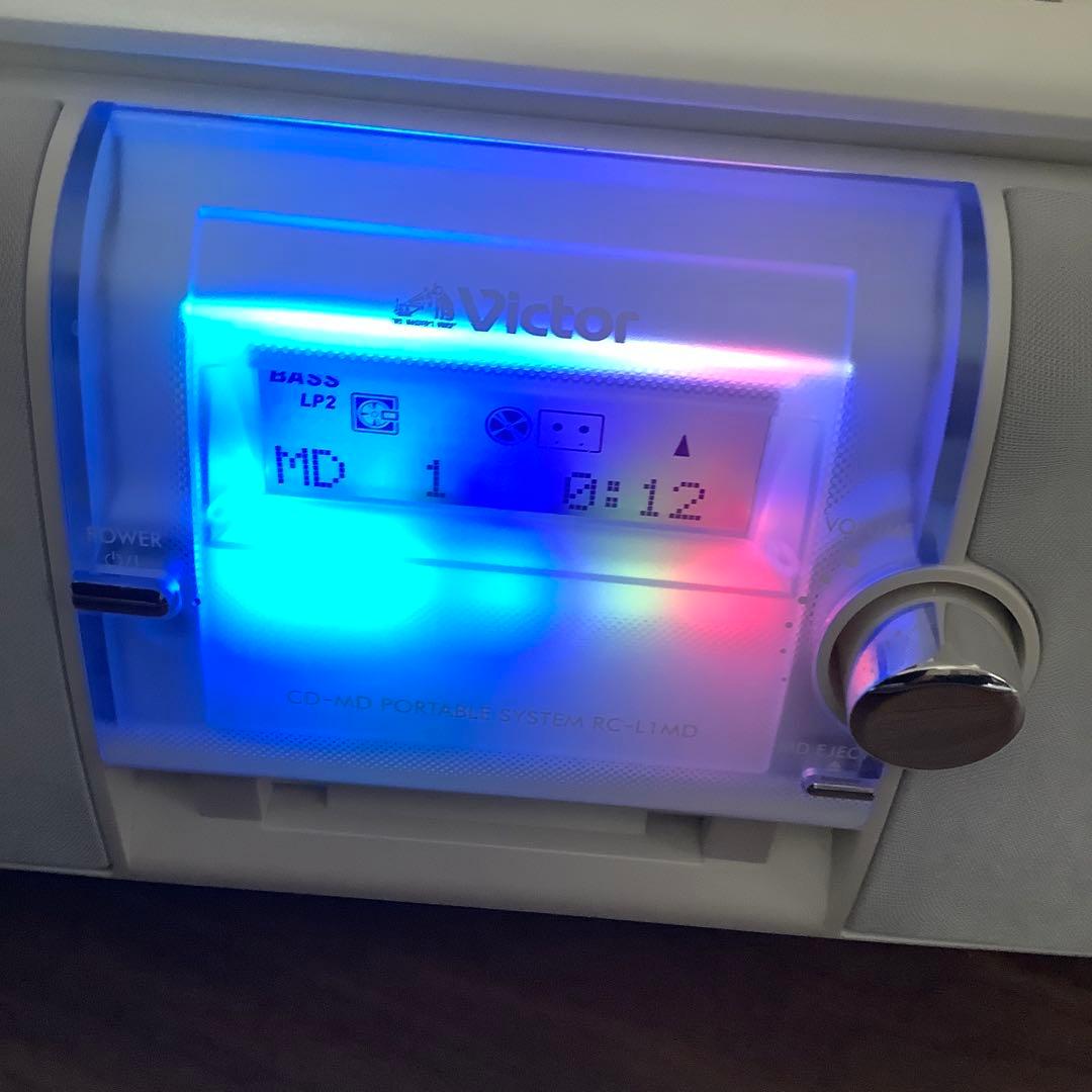 ビクター CD/MDラジカセ Clavia RC-L1MD-W