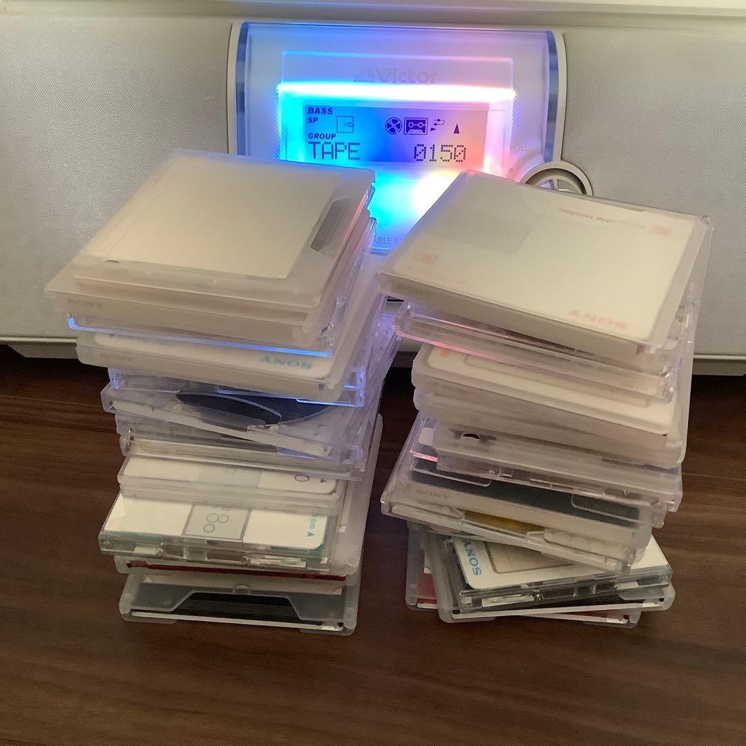 ビクター CD/MDラジカセ Clavia RC-L1MD-W