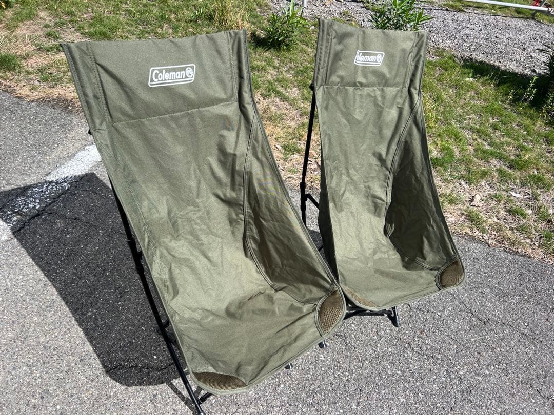 Coleman コールマン　ヒーリングチェアNX HB（オリーブ） 2脚セット