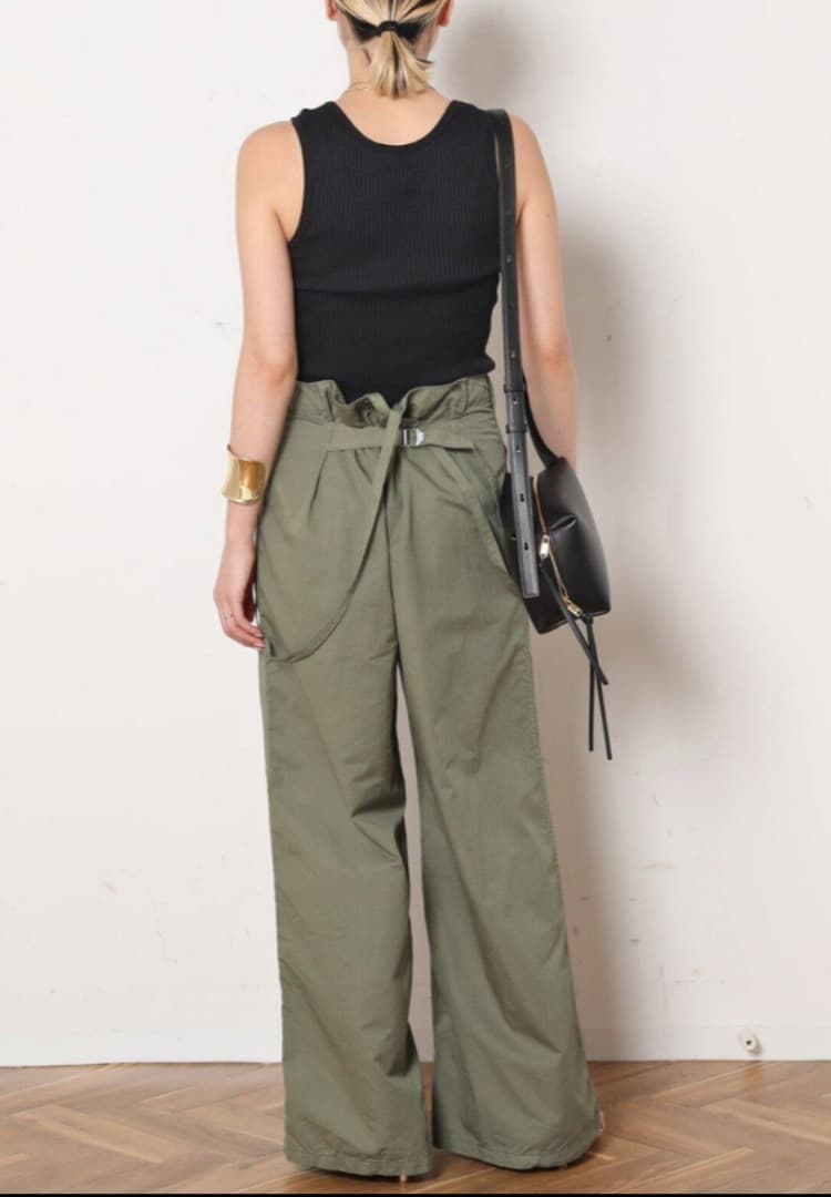 AP STUDIO Johnbull ミリタリー　サスペンダー　パンツ