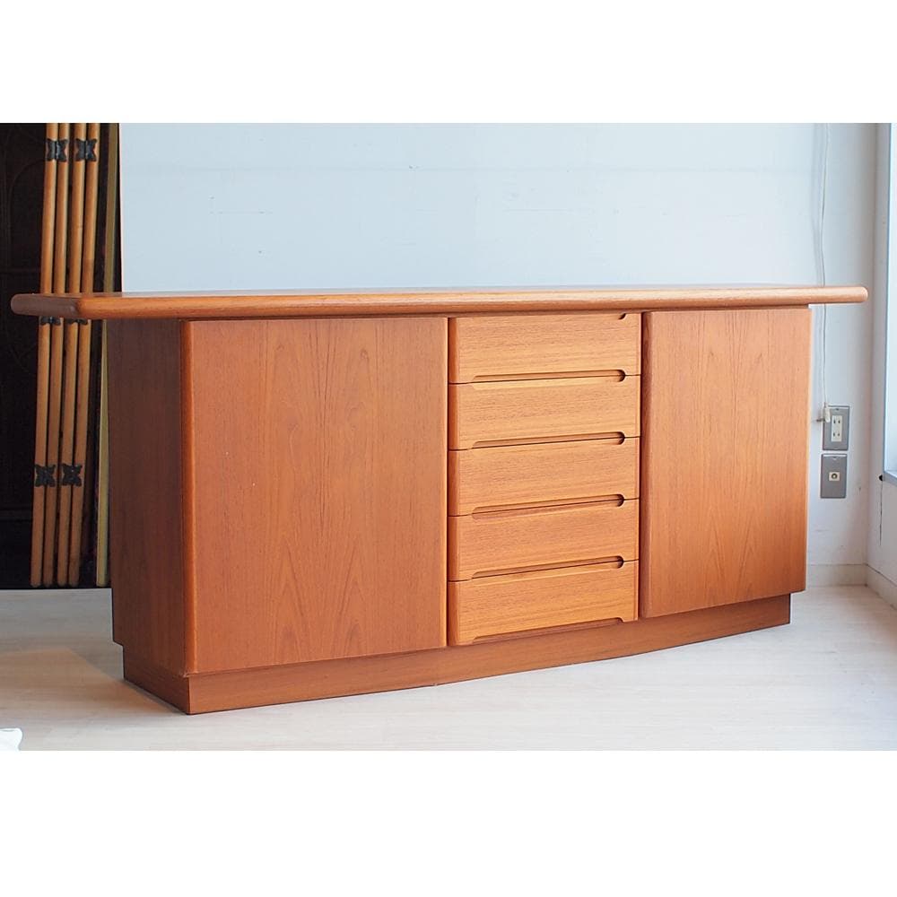 北欧ビンテージ スコービー/Skovby チーク材サイドボード デンマーク
