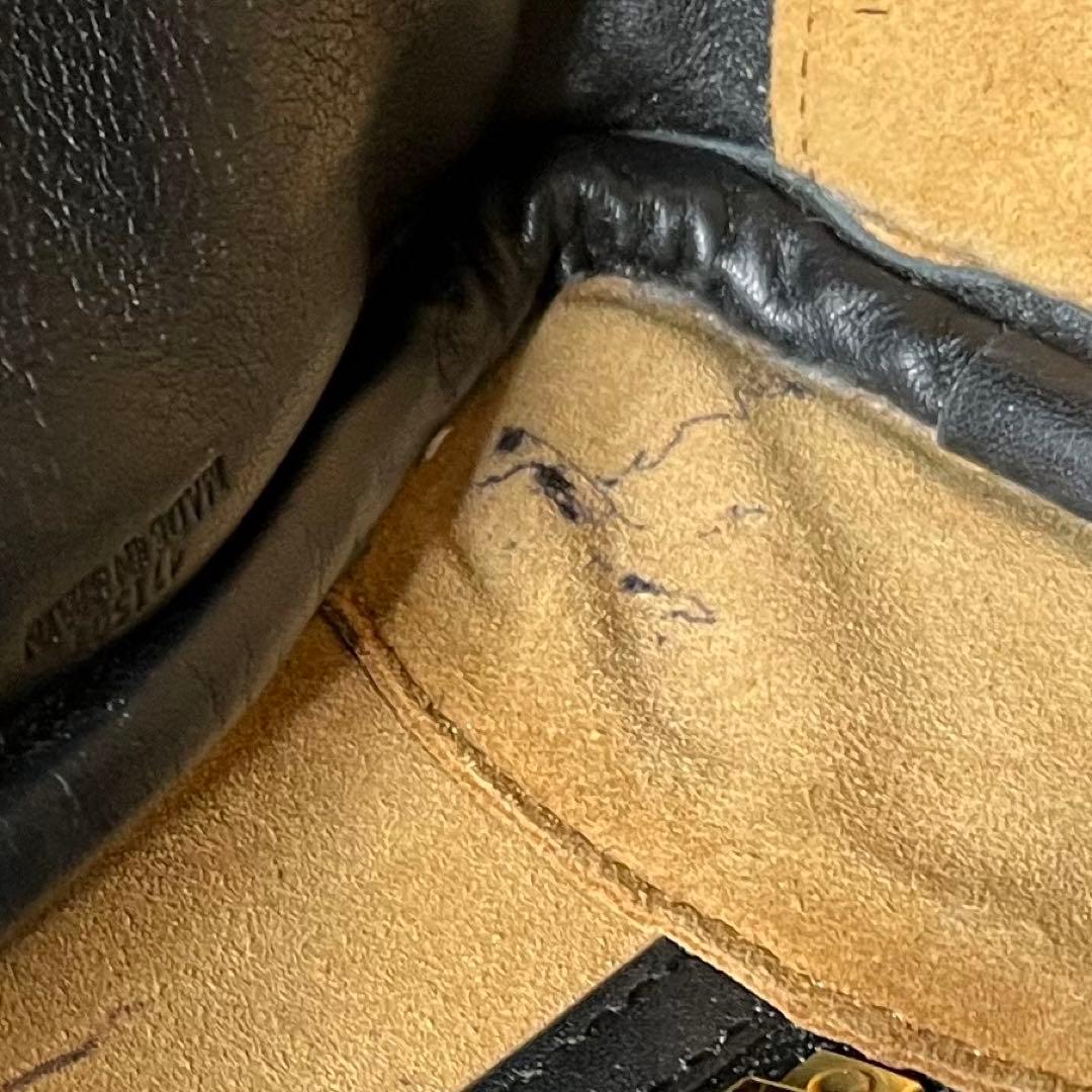 美品 LOEWE ロエベ アマソナ23 アナグラム レザー 2WAY バッグ 黒