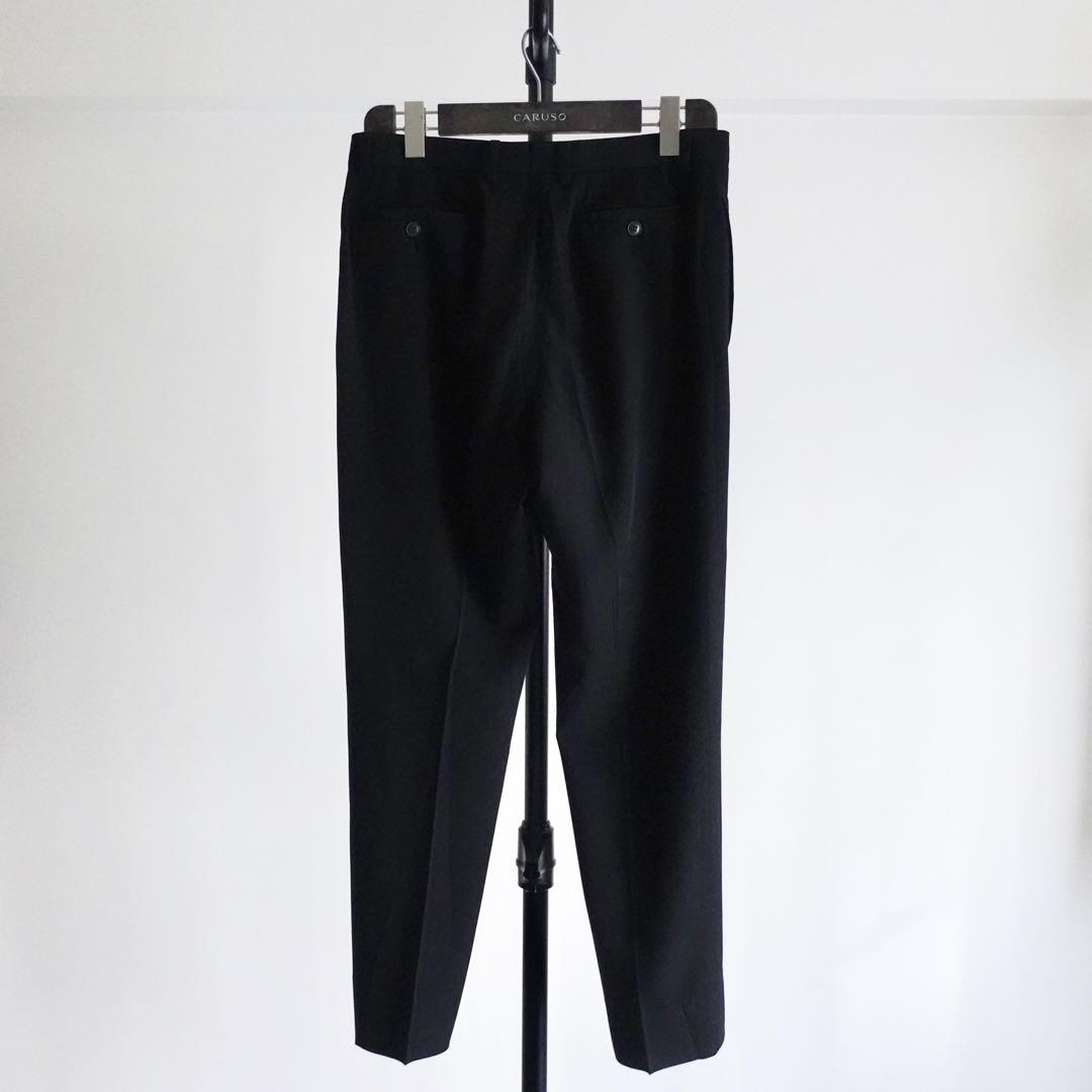 GIORGIO ARMANI ブラック　ソフトスラックス　イタリア製