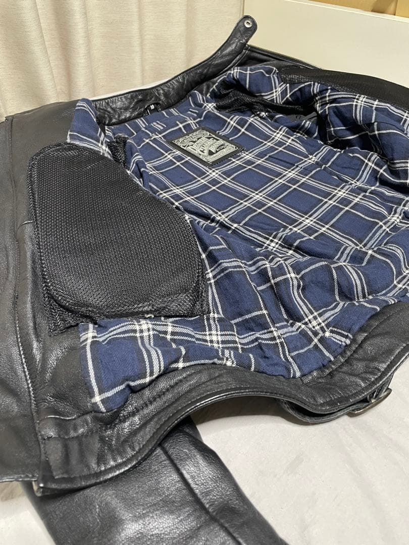 DEGNERレザージャケット ブラック Mサイズ