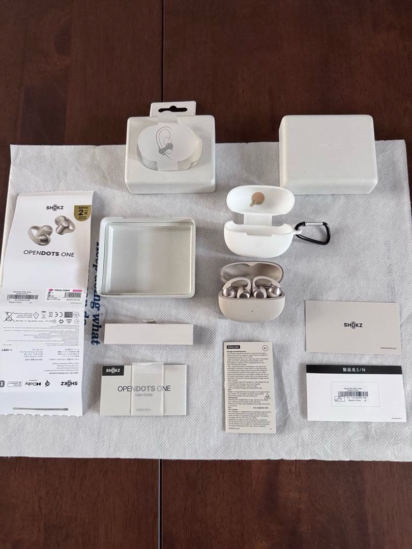 値下【新品】Shokz OpenDots ONE イヤーカフ型ワイヤレスイヤホン