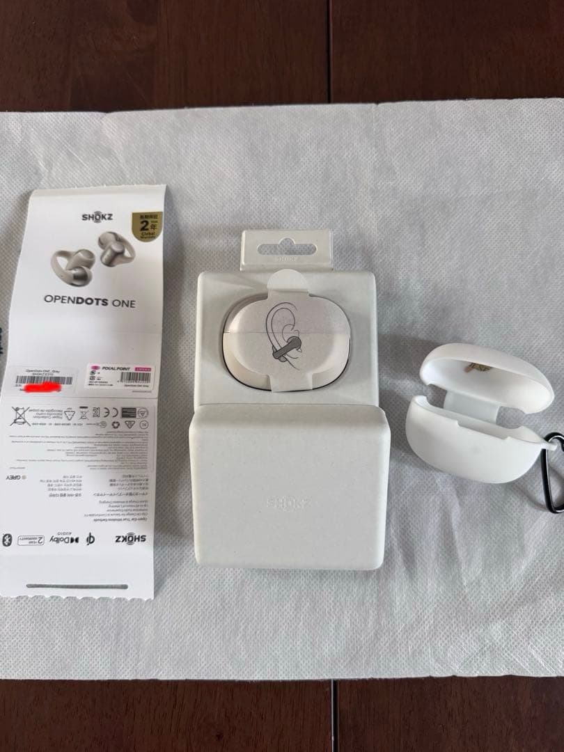 値下【新品】Shokz OpenDots ONE イヤーカフ型ワイヤレスイヤホン