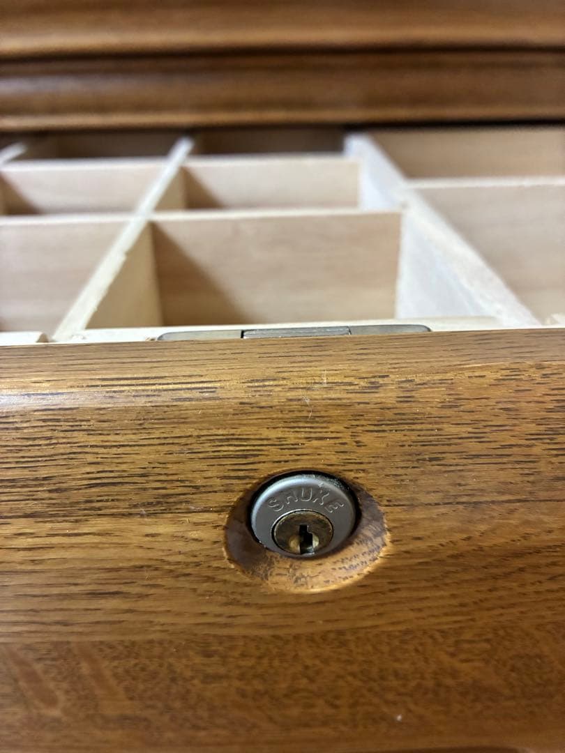 ローチェスト 家具 チェスト 4段 鍵付き