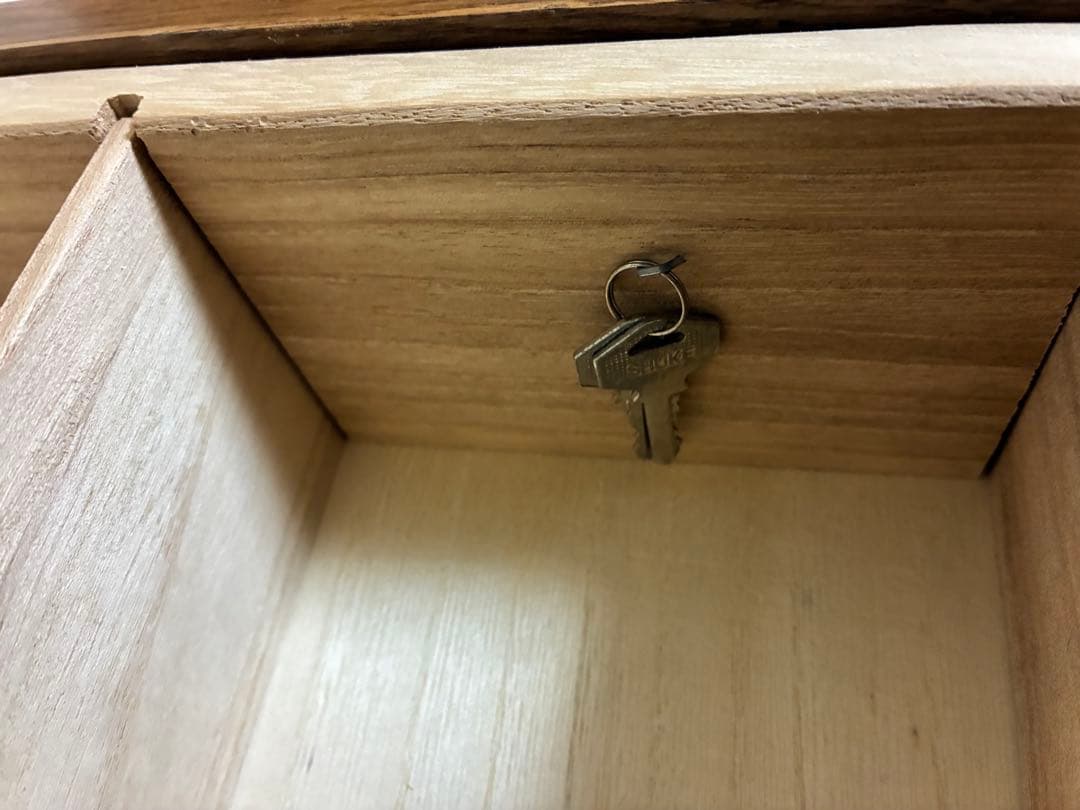 ローチェスト 家具 チェスト 4段 鍵付き