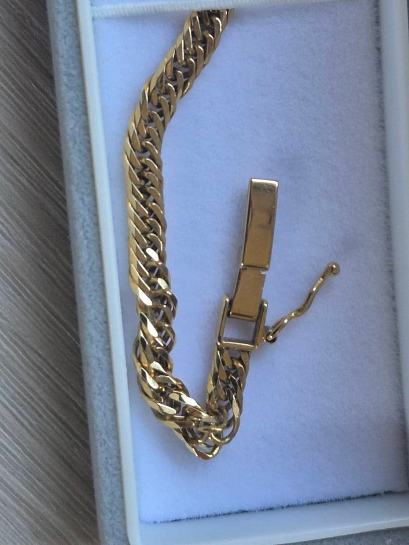 K18 喜平アンクレット １2面トリプルカット 10ｇ 日本製（750)