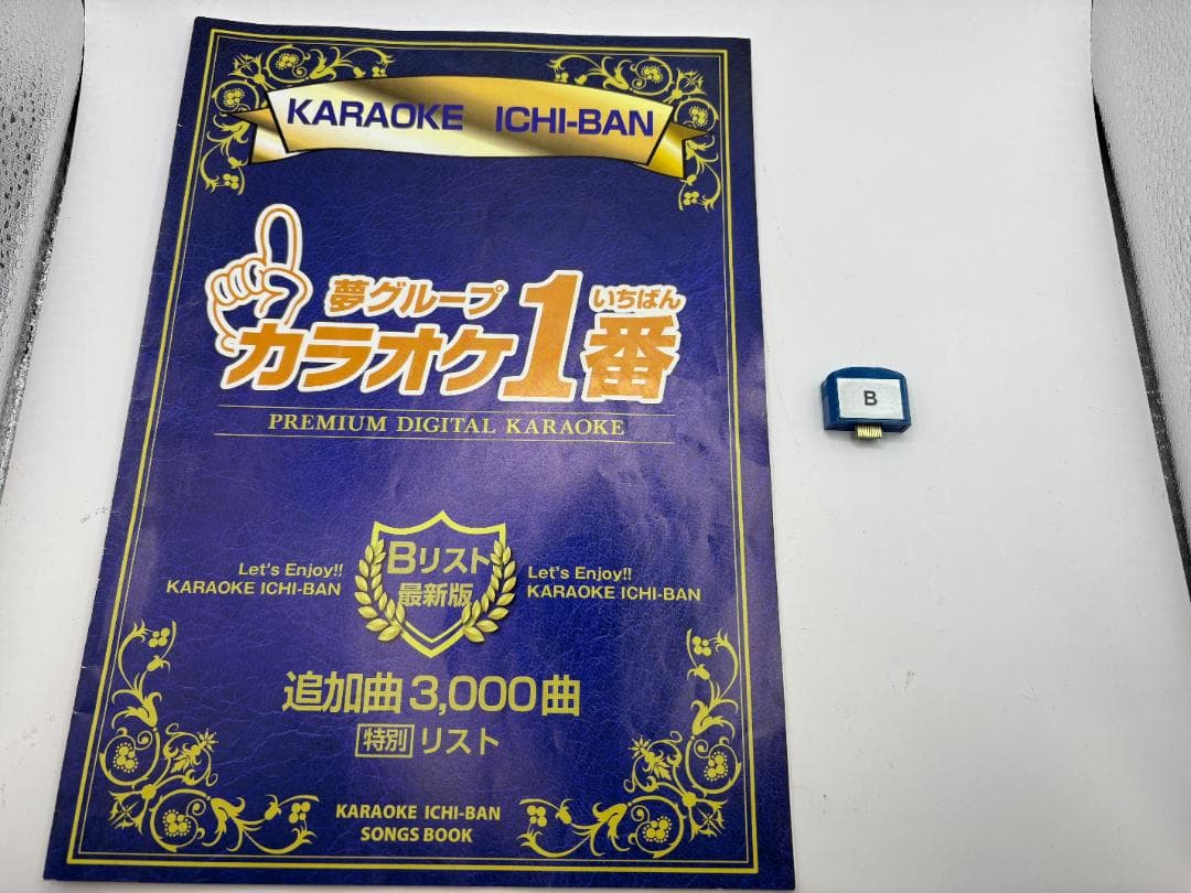 カラオケ 1番 Bカートリッジ B レア 夢グループ 追加曲 3000曲 限定