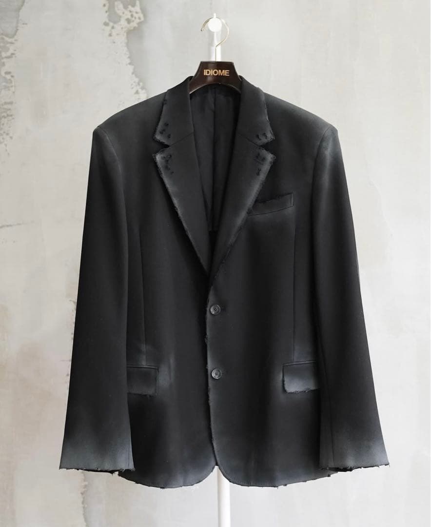 ジャケット・アウター Doublet 25ss dusty tailored jacket black