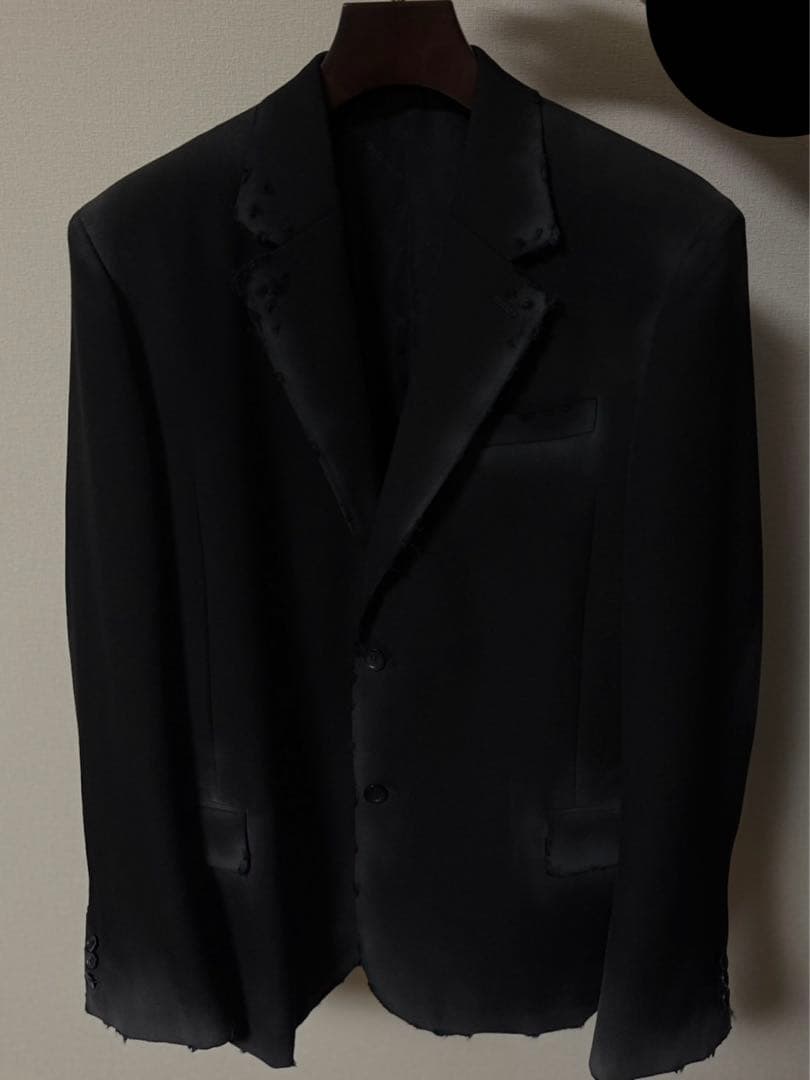 ジャケット・アウター Doublet 25ss dusty tailored jacket black