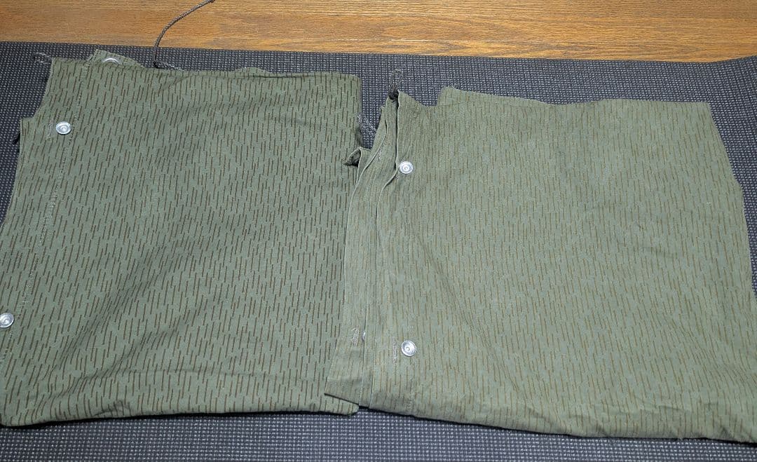 【軍幕】東ドイツ軍幕 レインドロップ 2枚