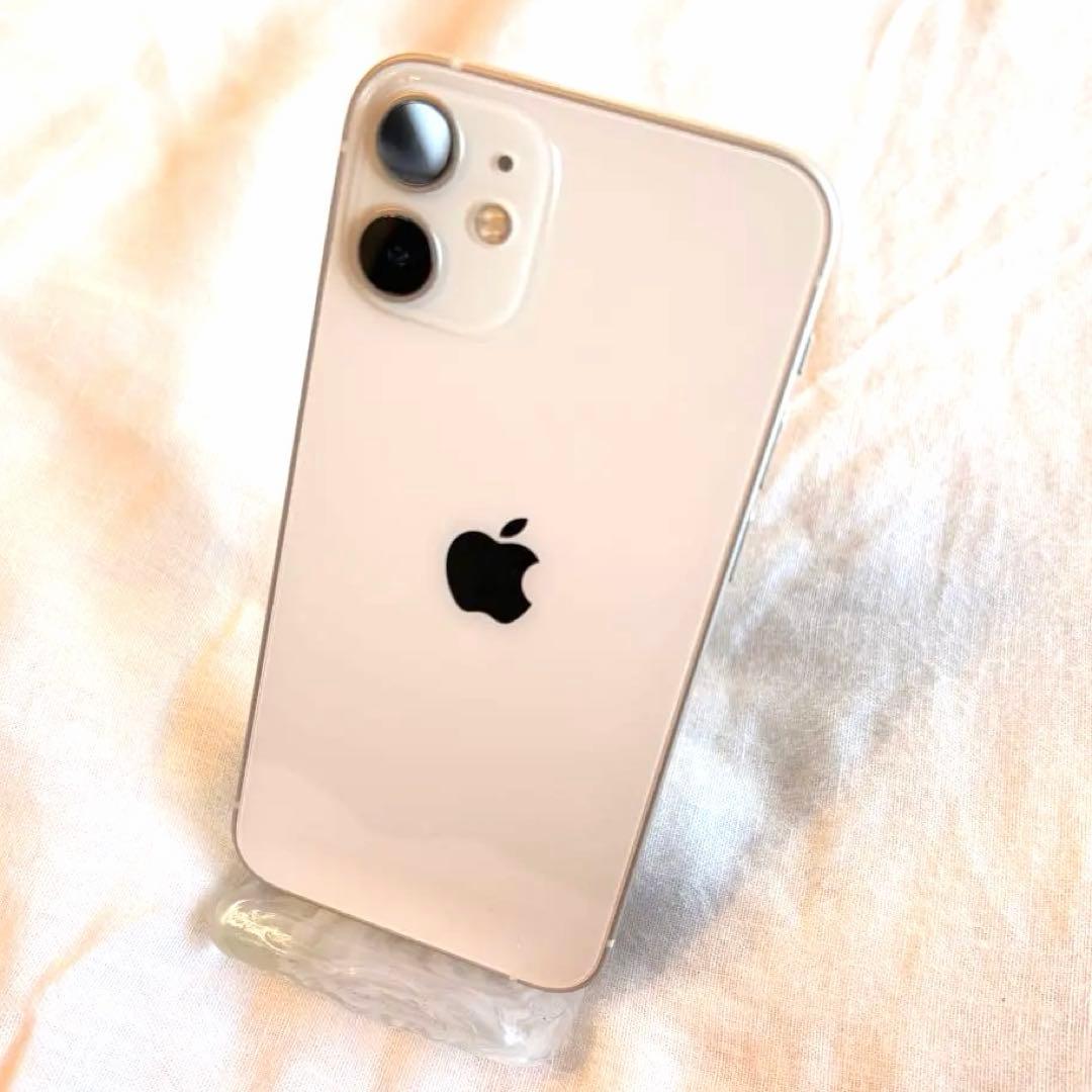 iPhone12mini ホワイト 128GB SIMフリー　バッテリー86%