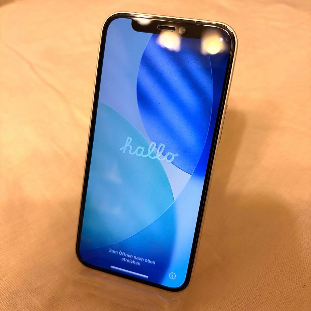 iPhone12mini ホワイト 128GB SIMフリー　バッテリー86%