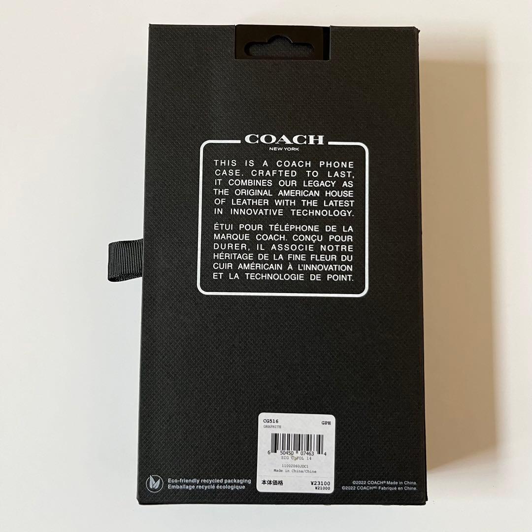 COACH 手帳型 iPhone13/14用ケース