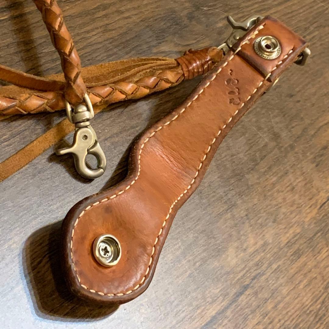 1879年本物モルガンコンチョ付き ベルトループ ウォレットロープ