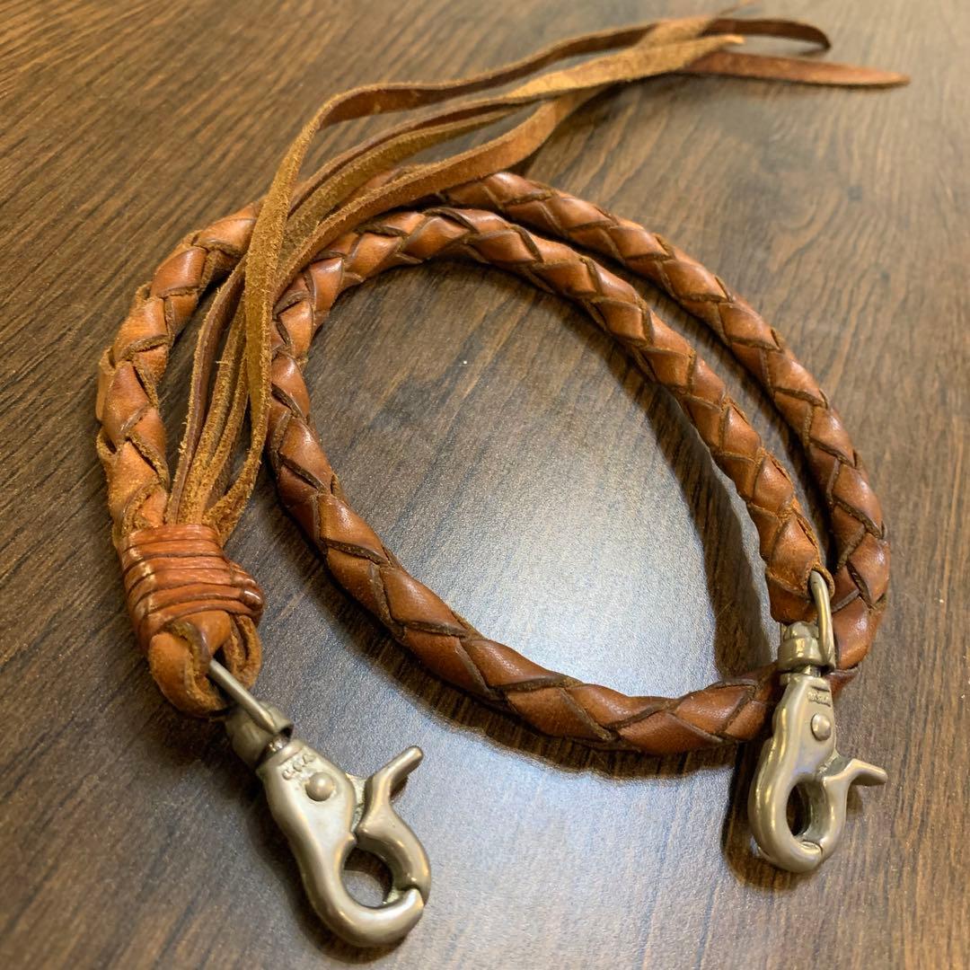 1879年本物モルガンコンチョ付き ベルトループ ウォレットロープ